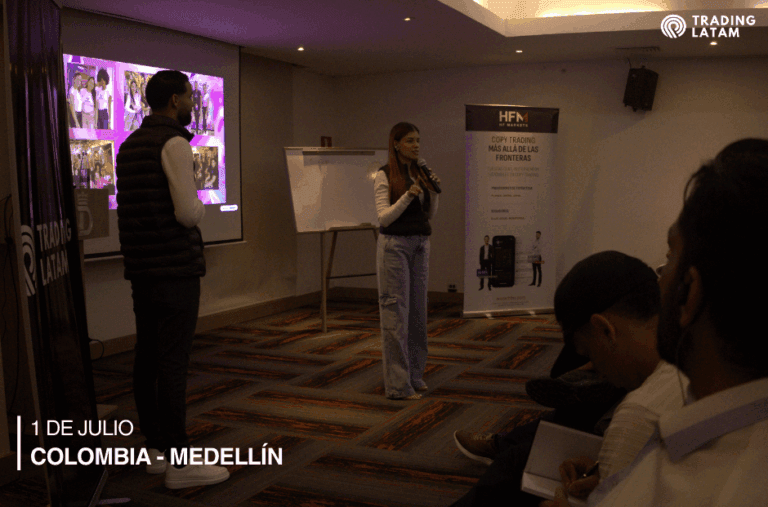 Cierre de la jornada — evento de Trading-Latam