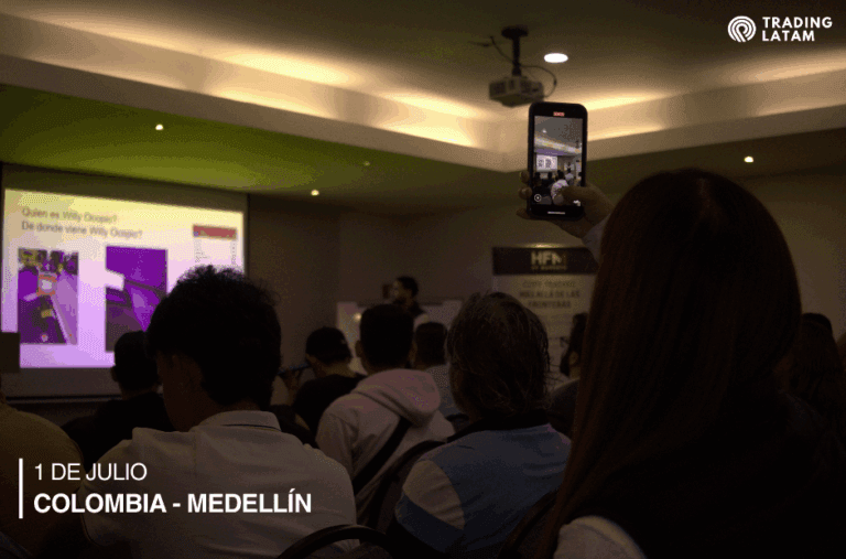 Operativa en directo — evento de Trading-Latam