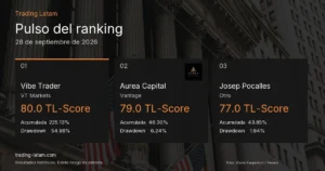 Pulso del ranking de traders verificados al 2026-09-28